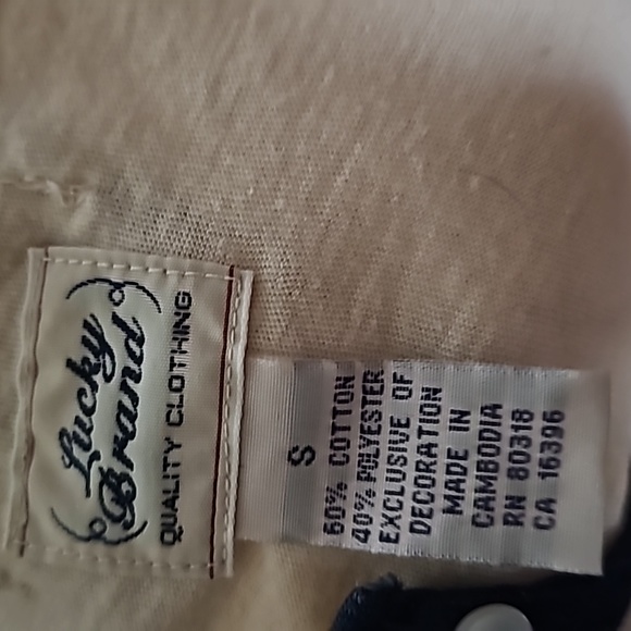 Lucky Brand Spit Neck Tee - Picture 3 of 3